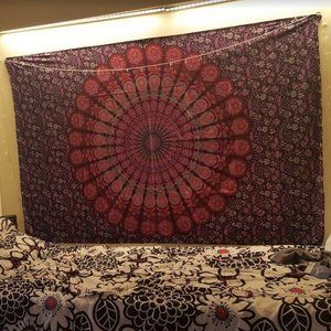 Purple Mandala Tapestry
